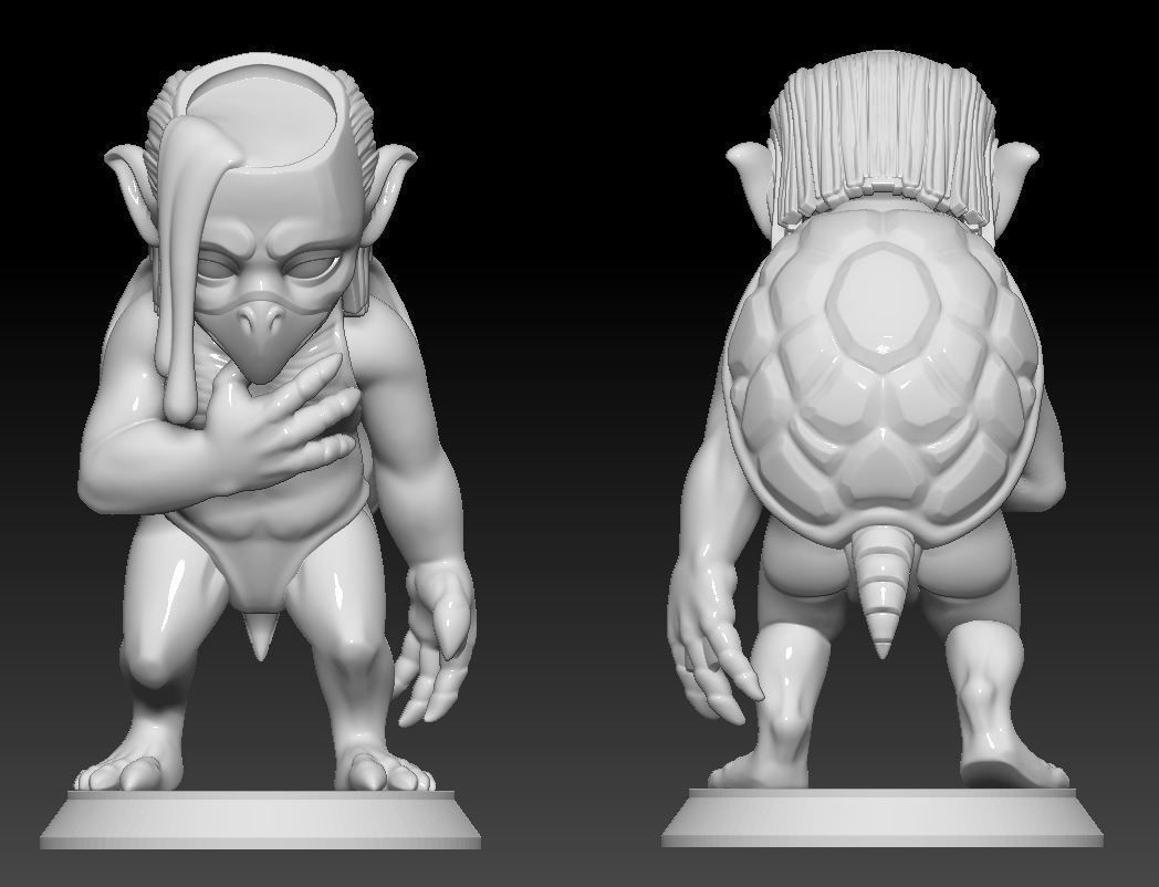 KAPPA - Youkai Collection Miniature-WESM 3D print model_4