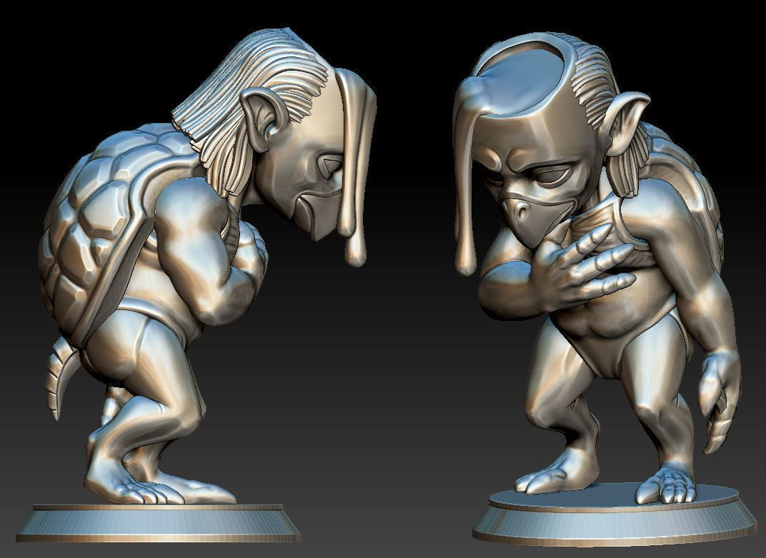 KAPPA - Youkai Collection Miniature-WESM 3D print model_20