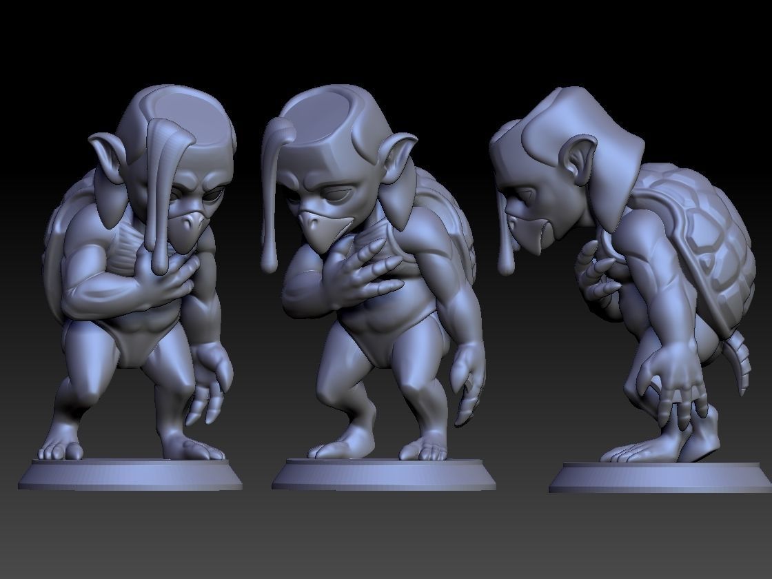 KAPPA - Youkai Collection Miniature-WESM 3D print model_18