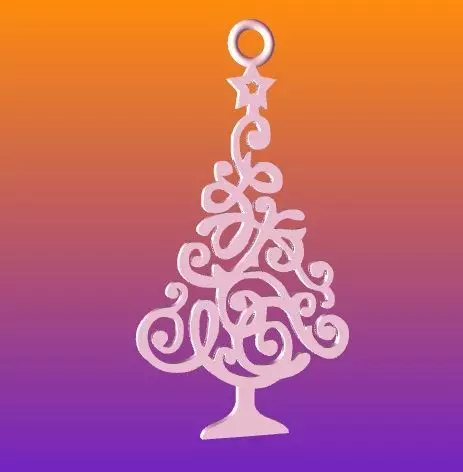 Ornament for Christmas Tree 3D print model_0