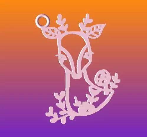 Christmas Deer 3D print model_0