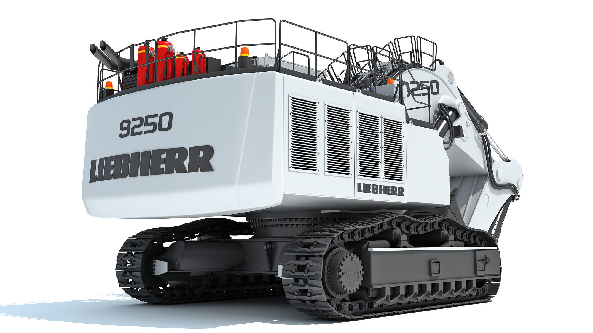 Liebherr Mining Excavator 3D model_5