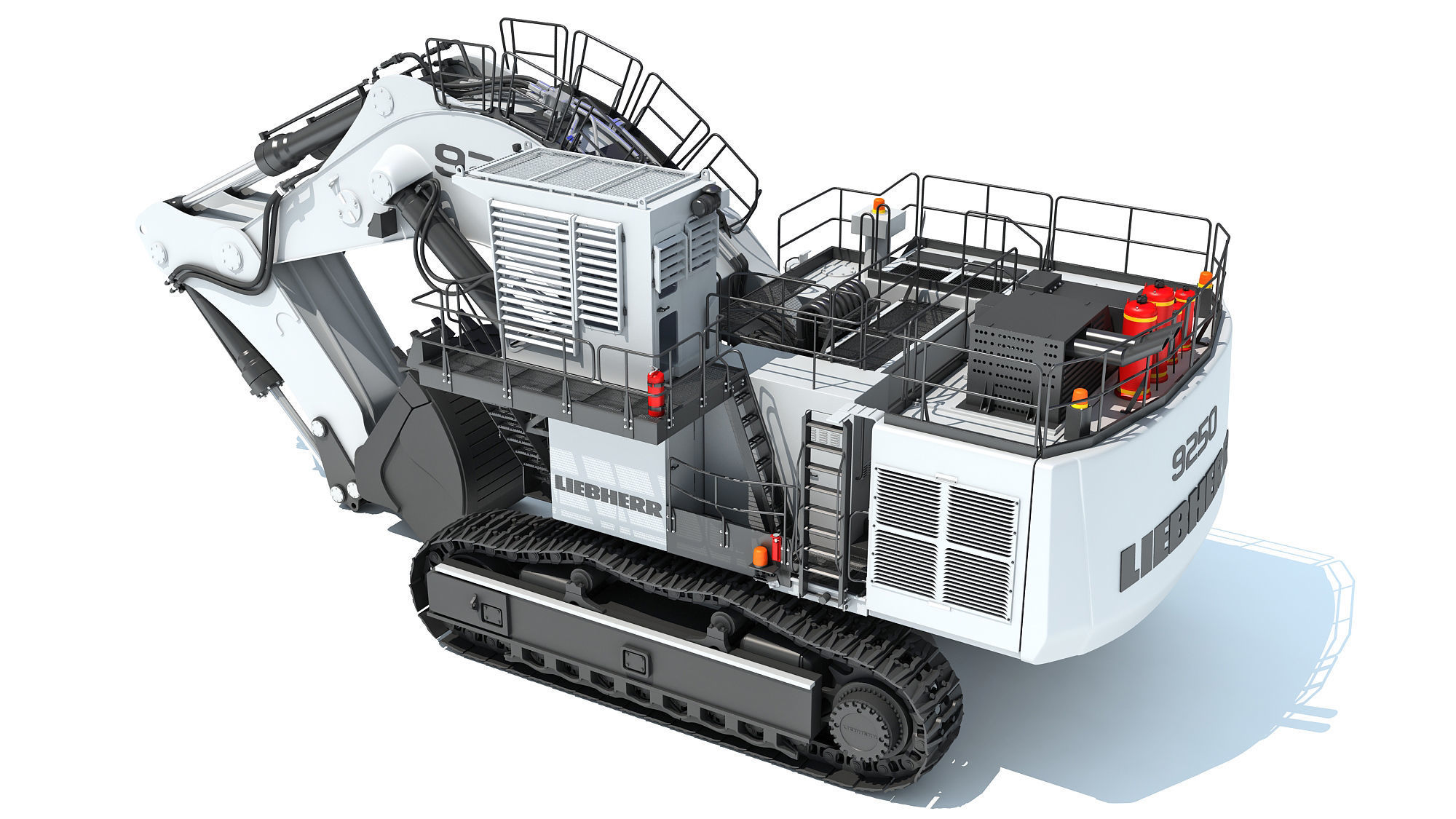 Liebherr Mining Excavator 3D model_2