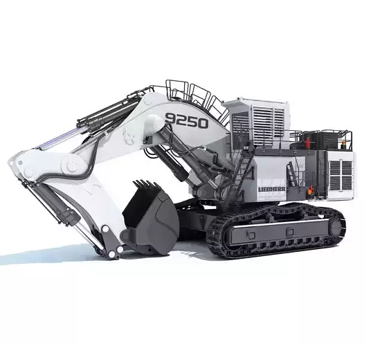 Liebherr Mining Excavator 3D model