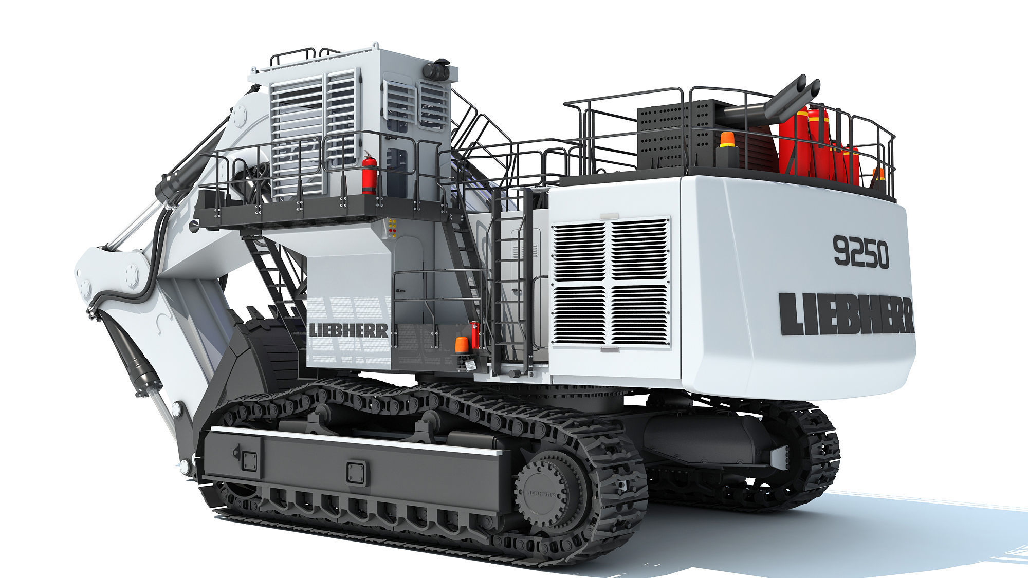 Liebherr Mining Excavator 3D model_3