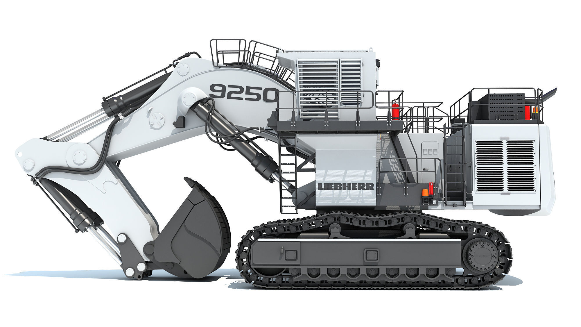 Liebherr Mining Excavator 3D model_1