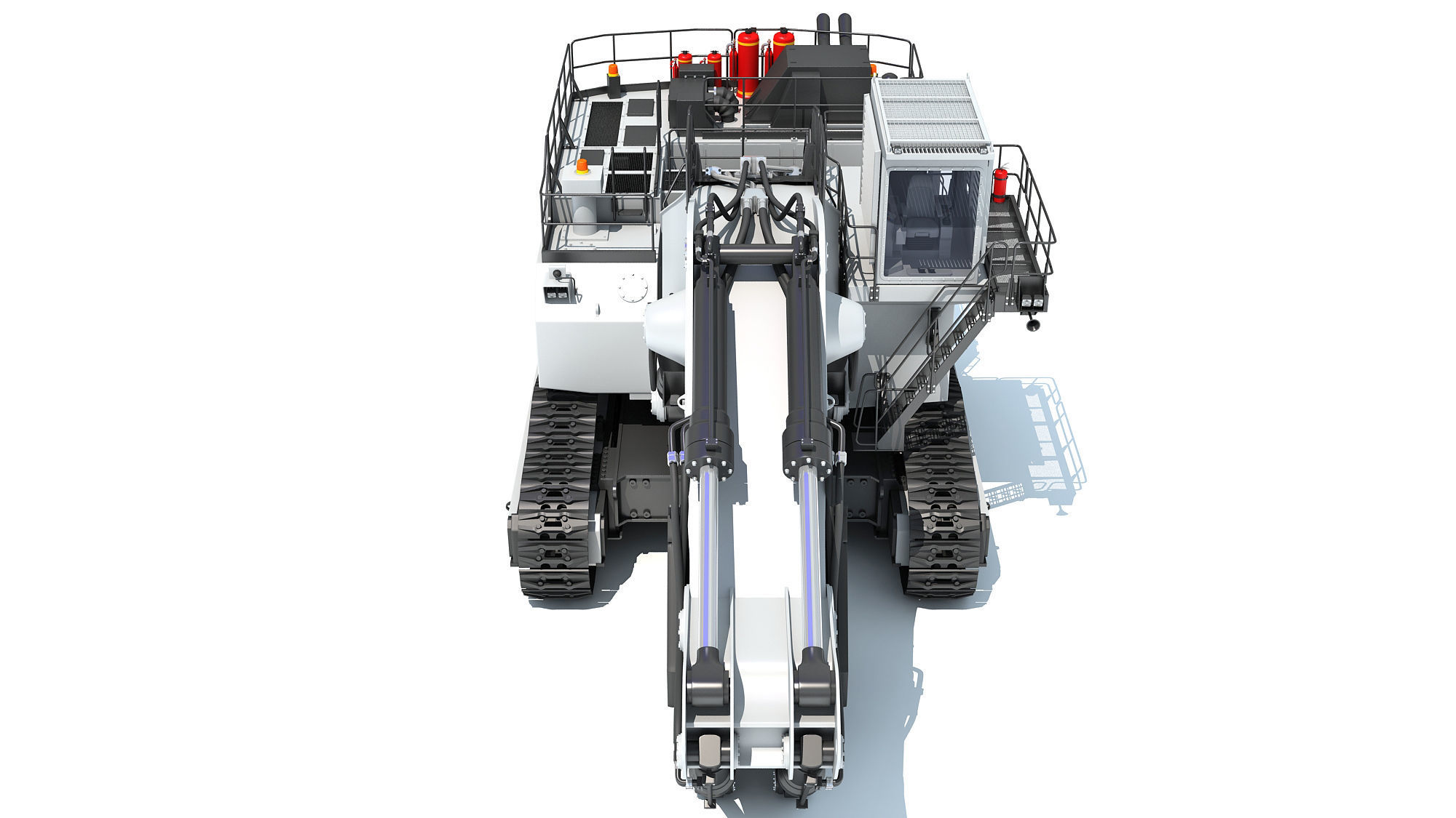 Liebherr Mining Excavator 3D model_12