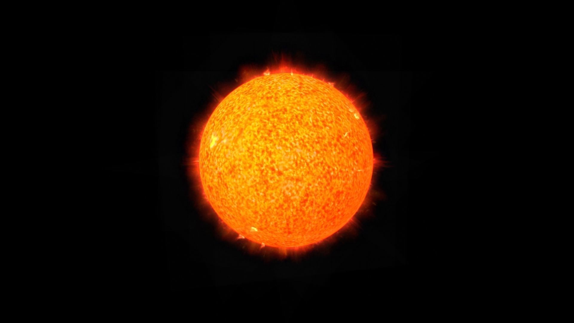 Sun Model nasa Low-poly 3D model_2