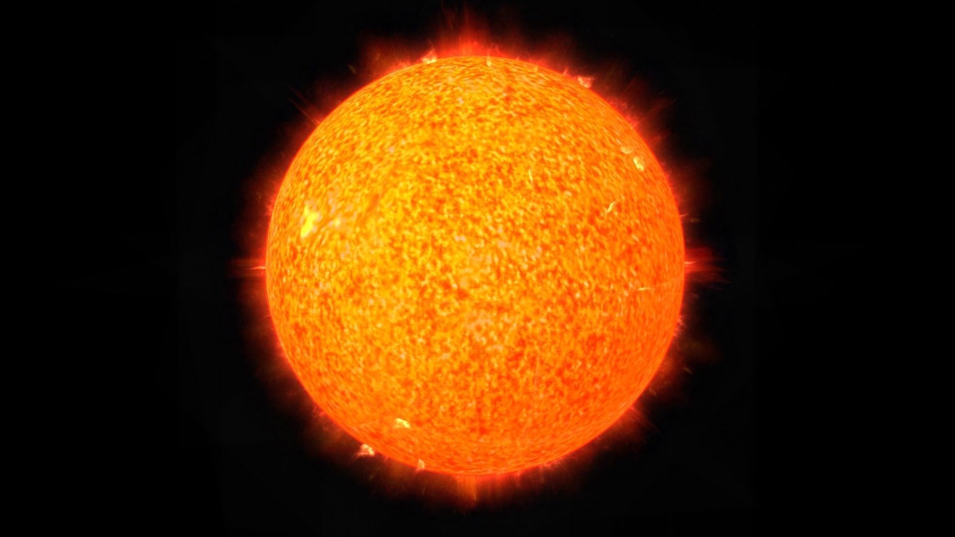 Sun Model nasa Low-poly 3D model_4