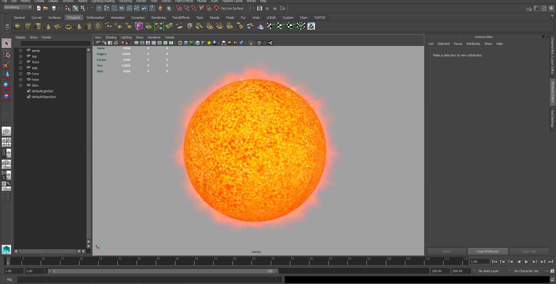 Sun Model nasa Low-poly 3D model_6