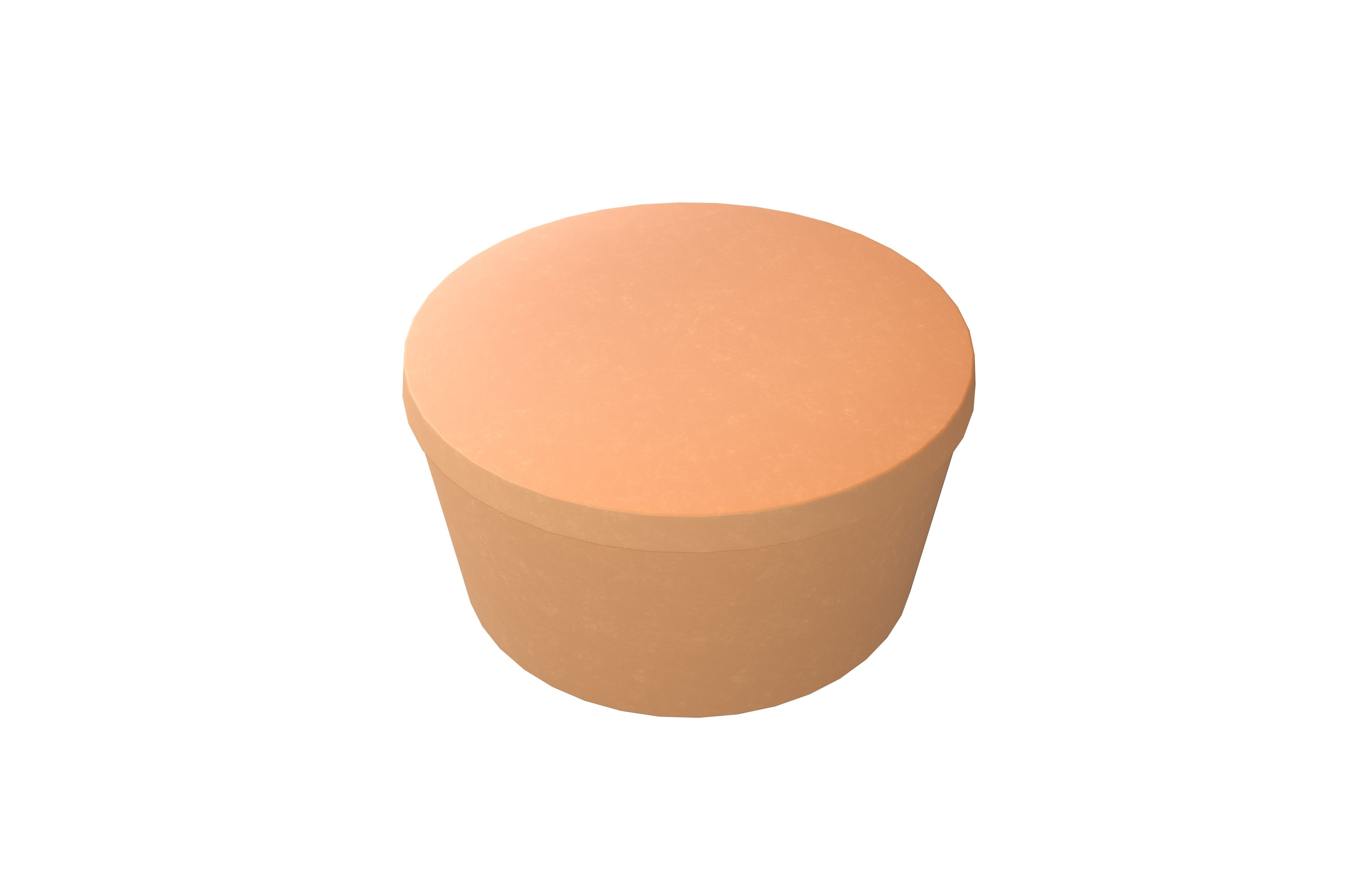 Round Disposable Lunch Box v1 001 Low-poly 3D model_3