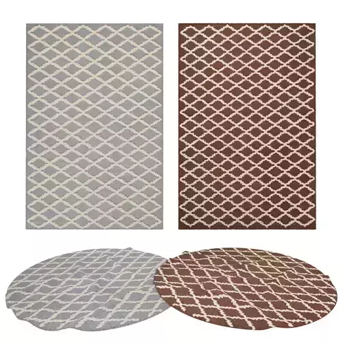 Rugs No 461 Low-poly 3D model