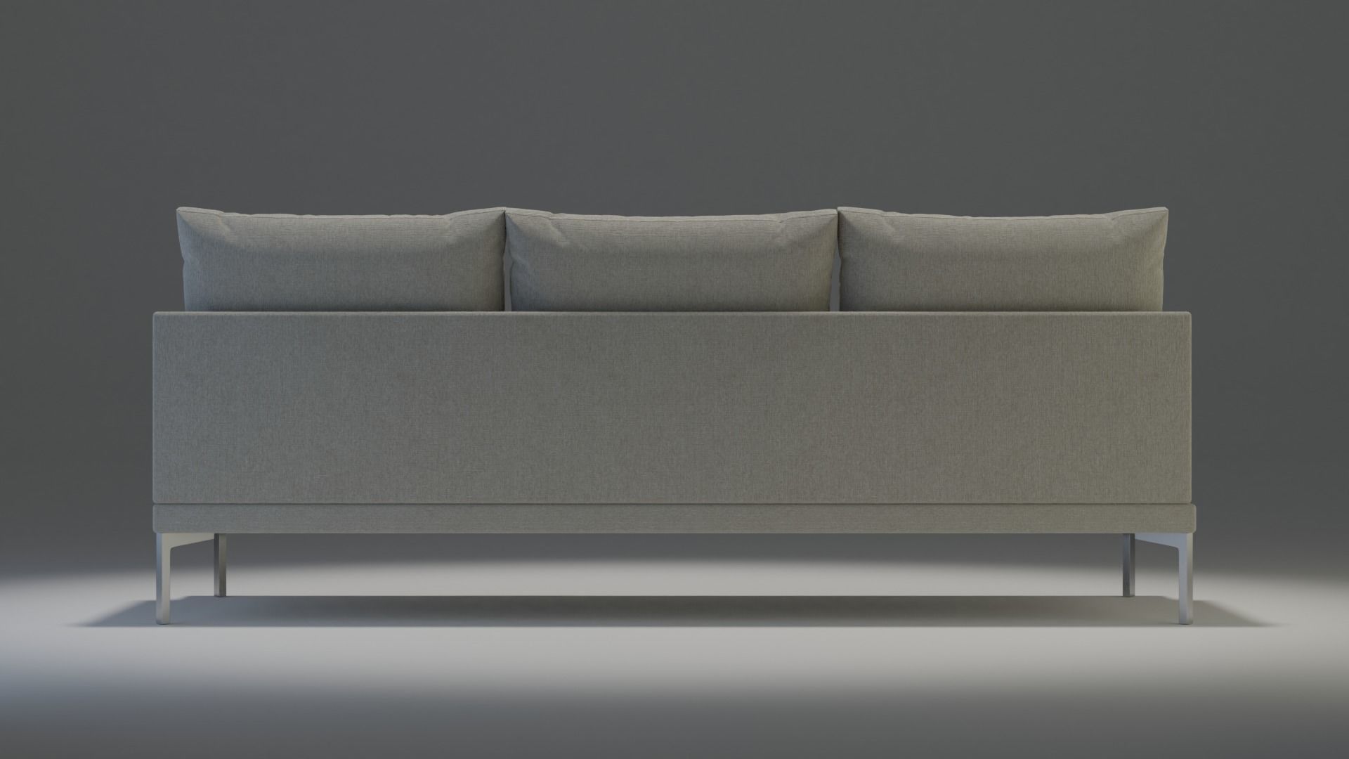 Couch modern chair 3D model_3