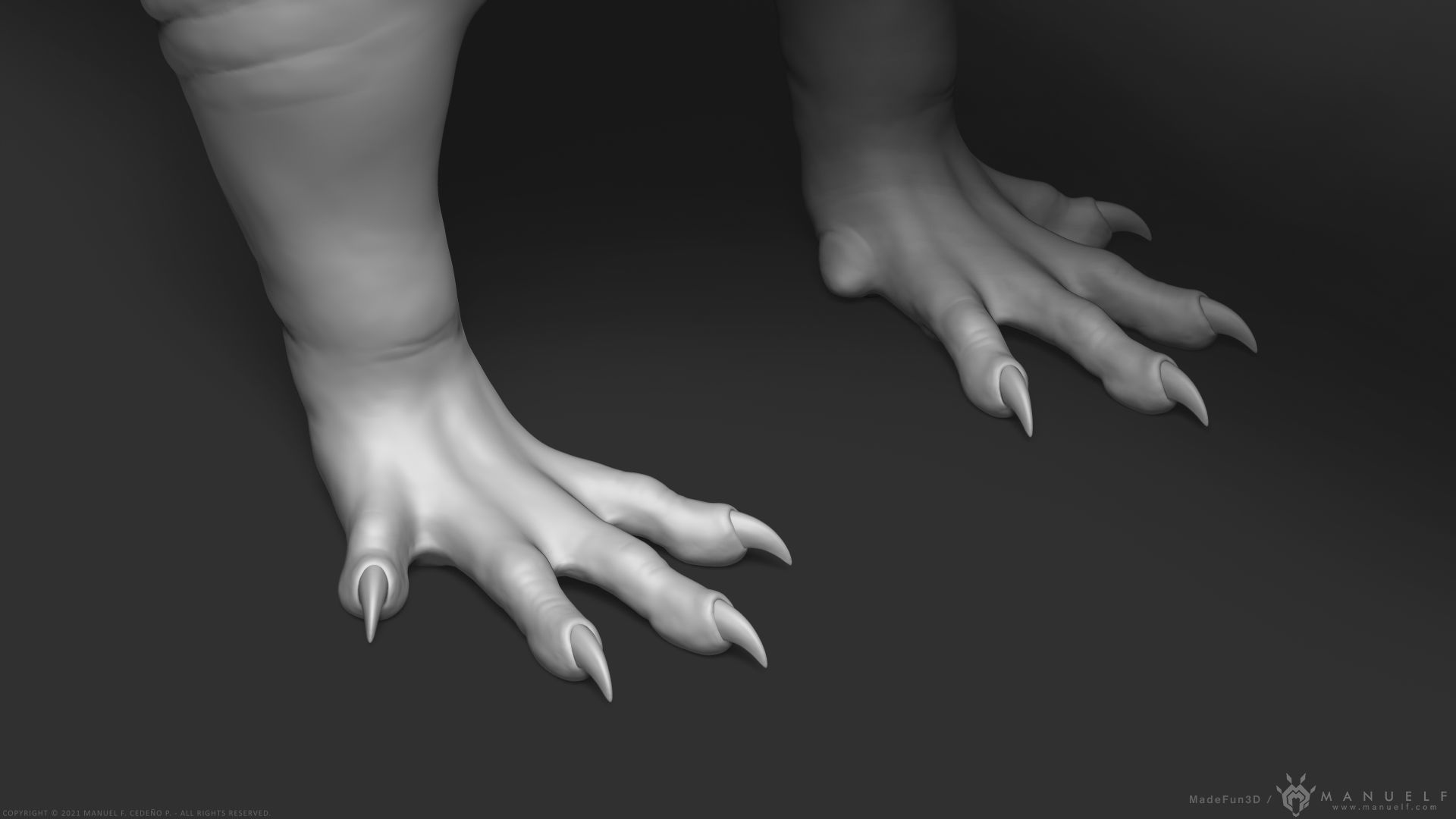 Rat - Highpoly Sculpture 3D model_18