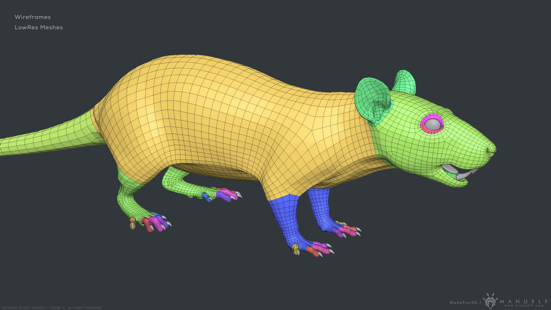 Rat - Highpoly Sculpture 3D model_2