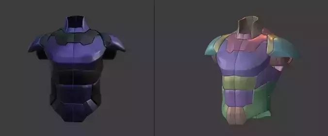 BODY ARMOR Low-poly 3D model