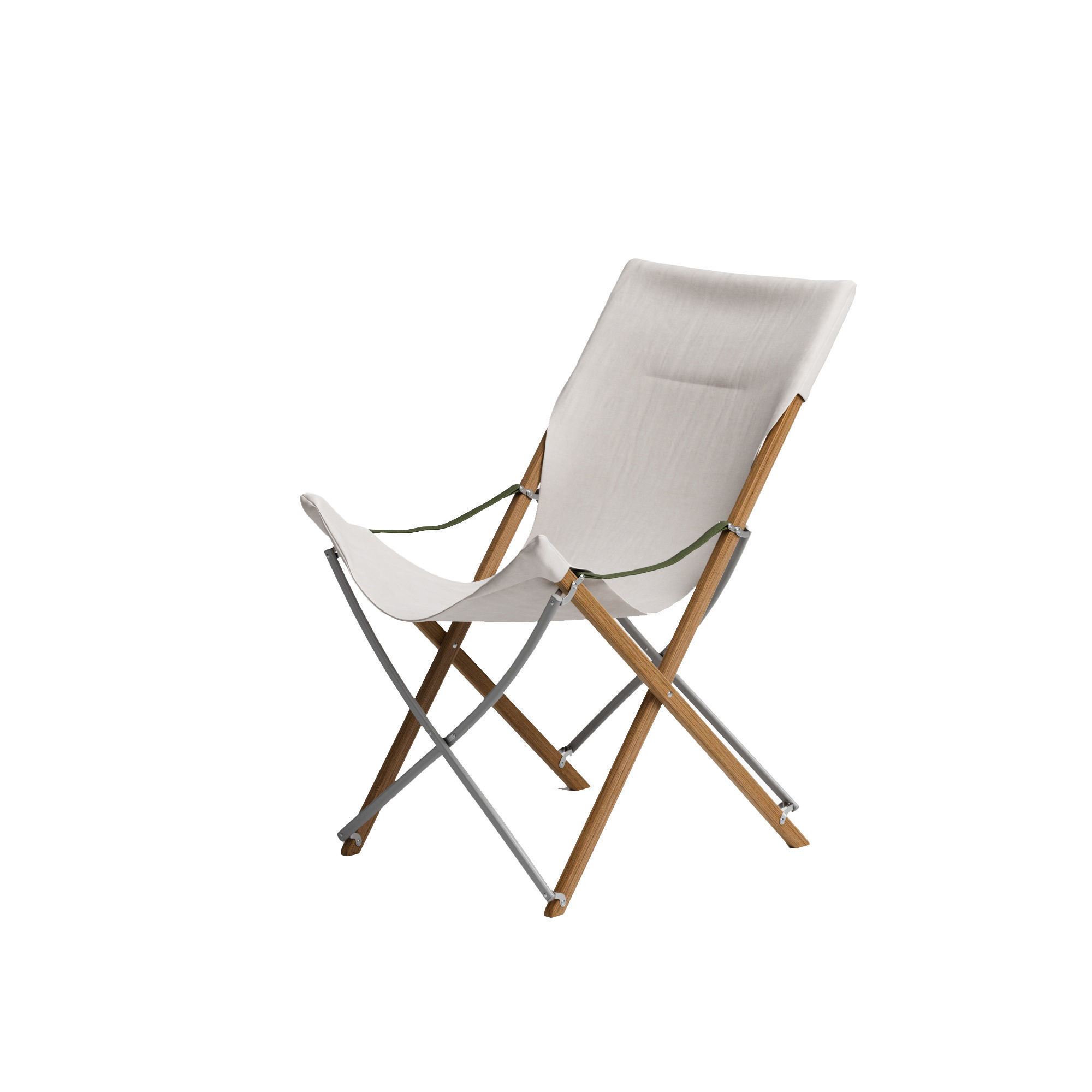 Snow Peak Take Bamboo Chair Long 3D model_2