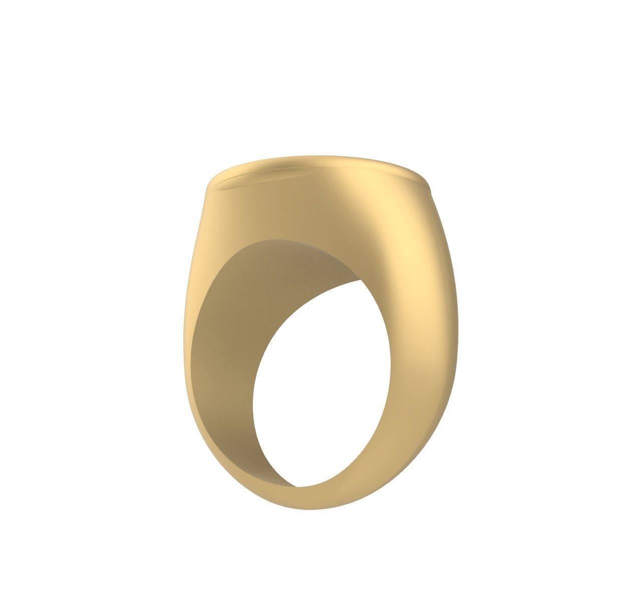 Tree of Life Oz Signet Stamp Ring 3D model_4