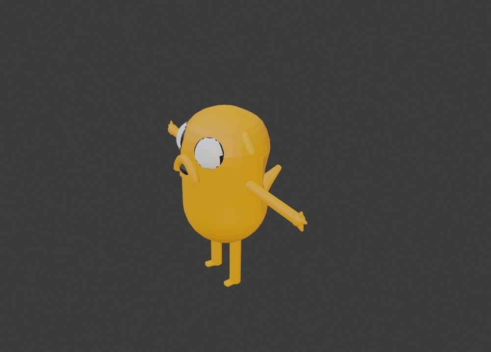 JAKE CARTOON  3D model_1