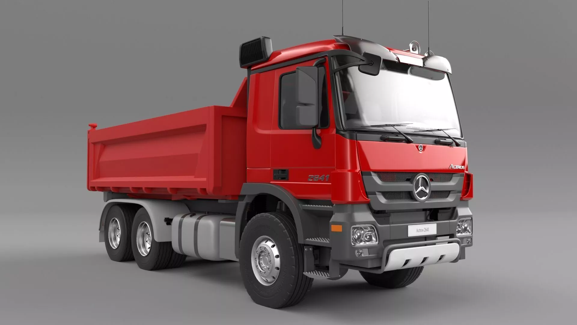 Mercedes-benzactros2641 dump truck 3D model