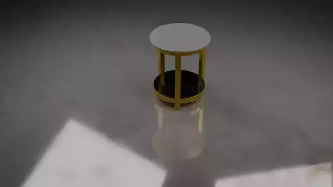 Tea table with tri legs 