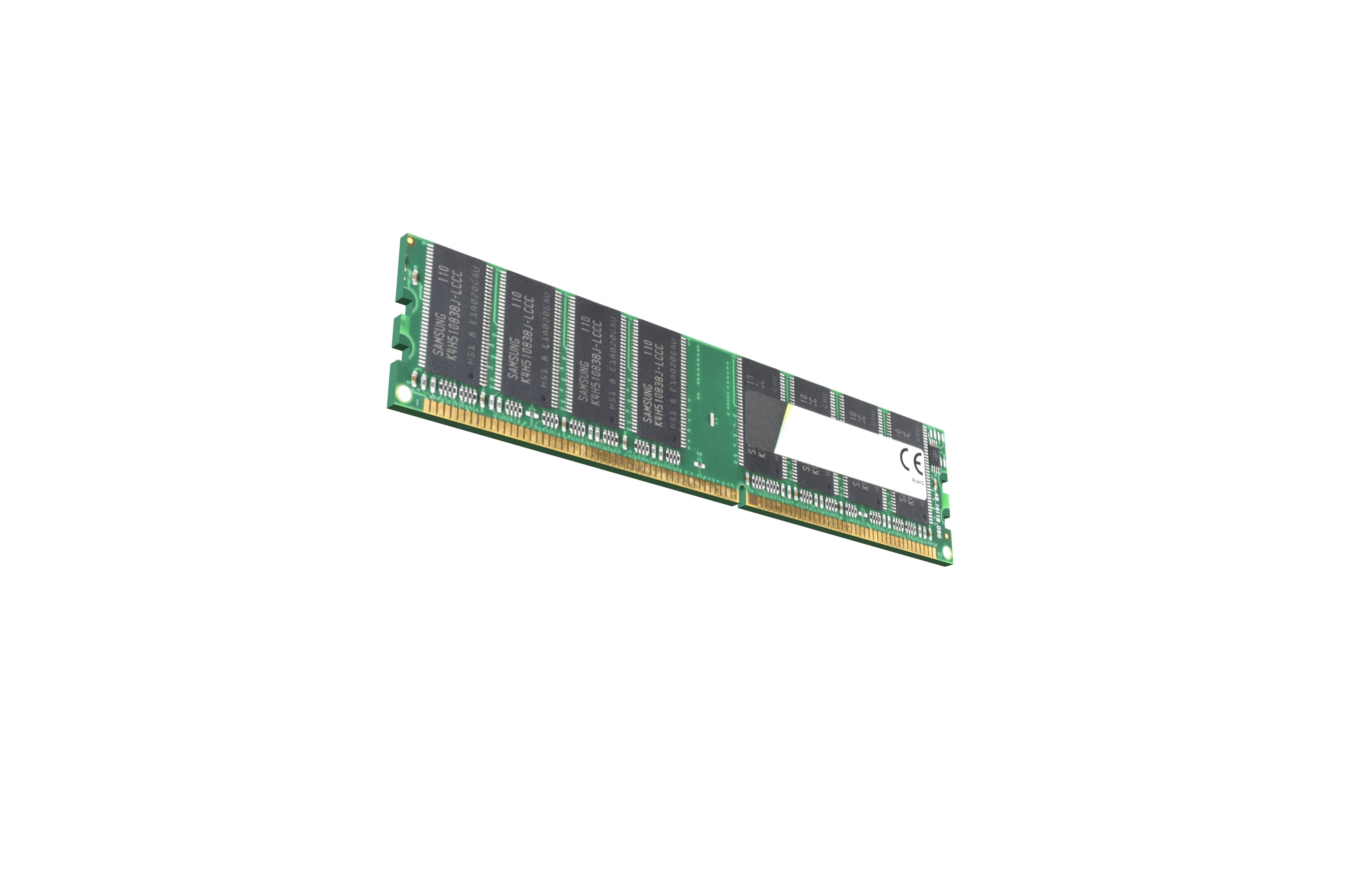 DDR UDIMM Memory v1 001 Low-poly 3D model_3