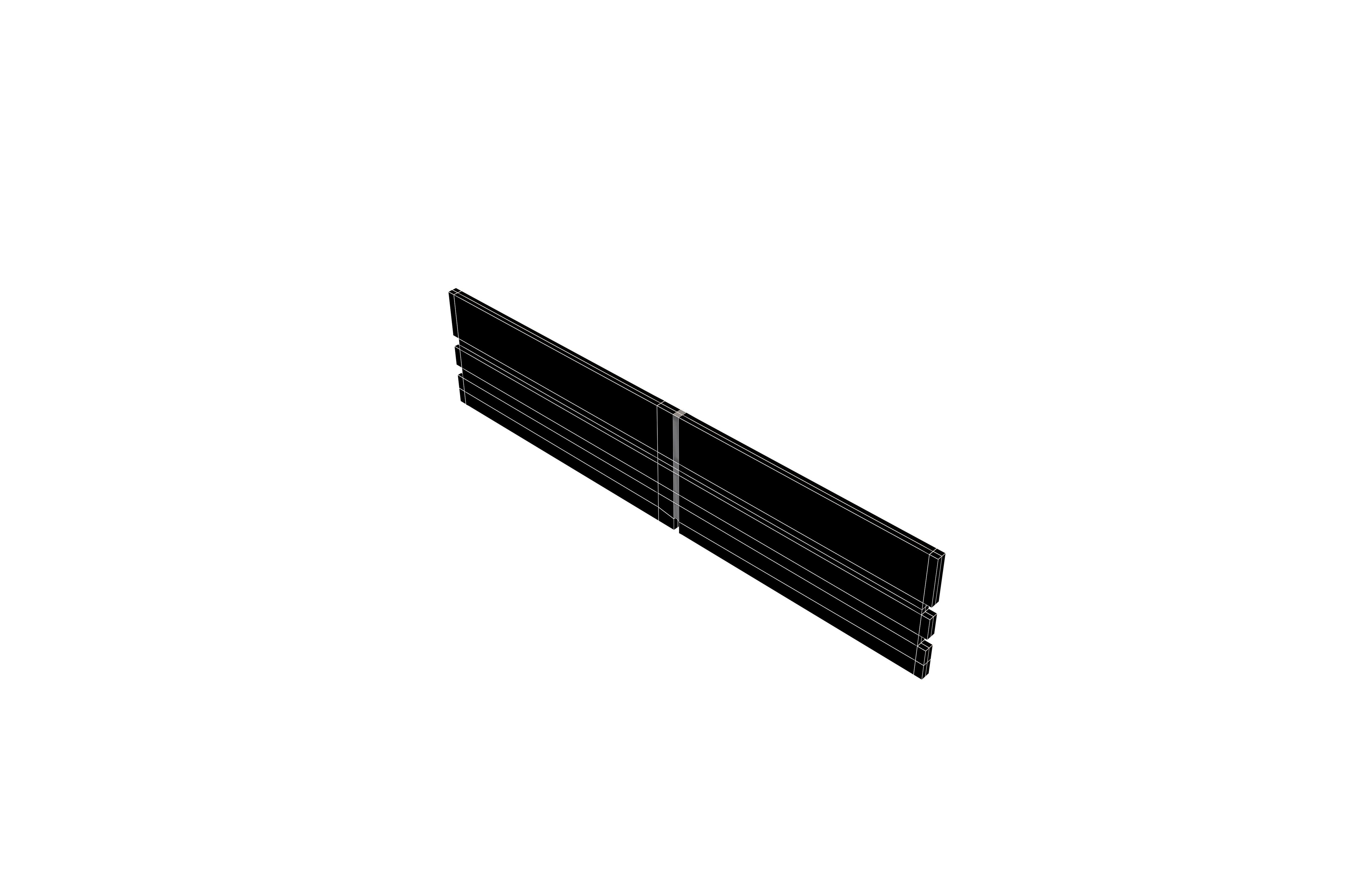 DDR2 UDIMM Memory v1 001 Low-poly 3D model_5