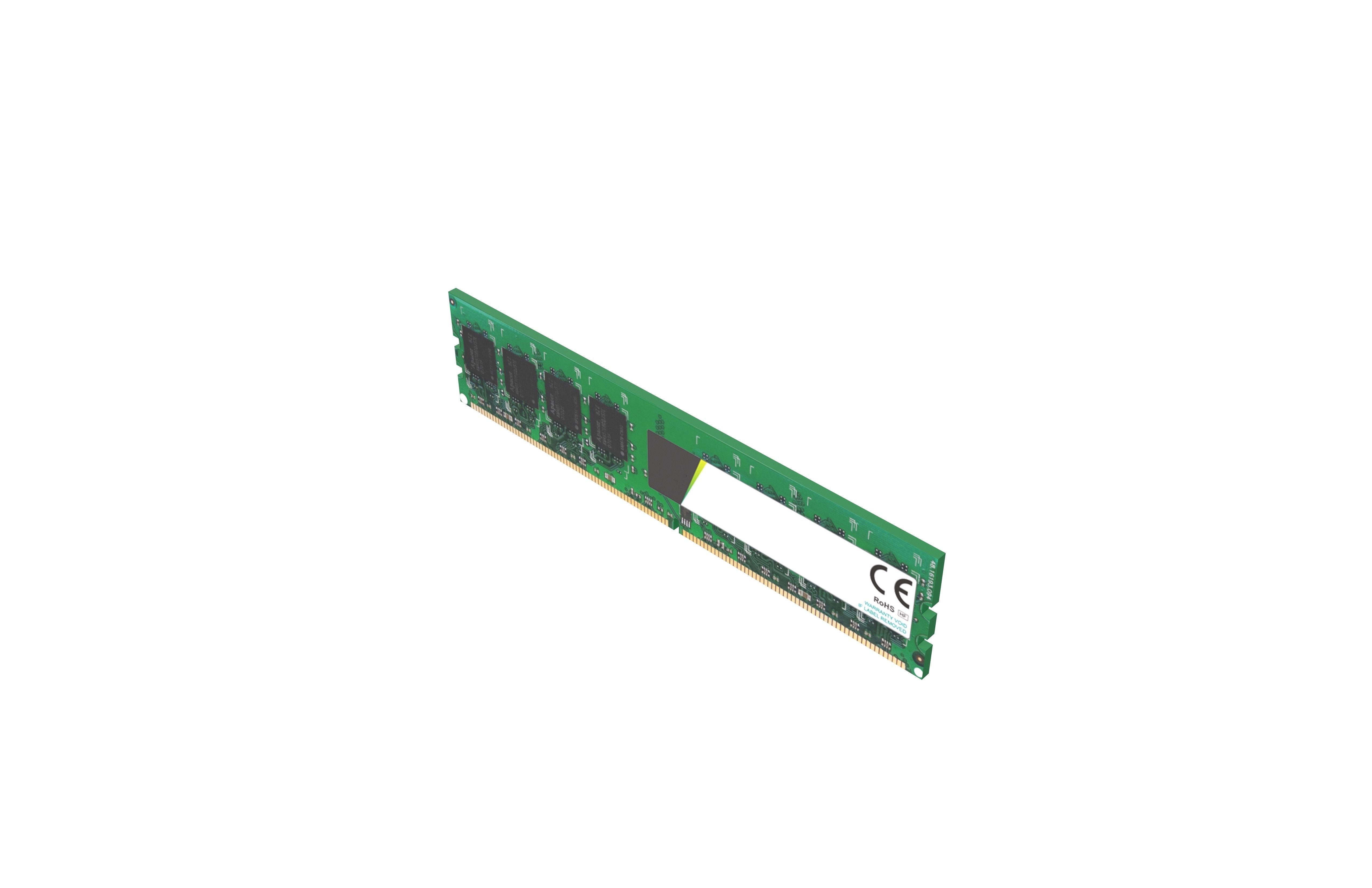 DDR2 UDIMM Memory v1 001 Low-poly 3D model_2