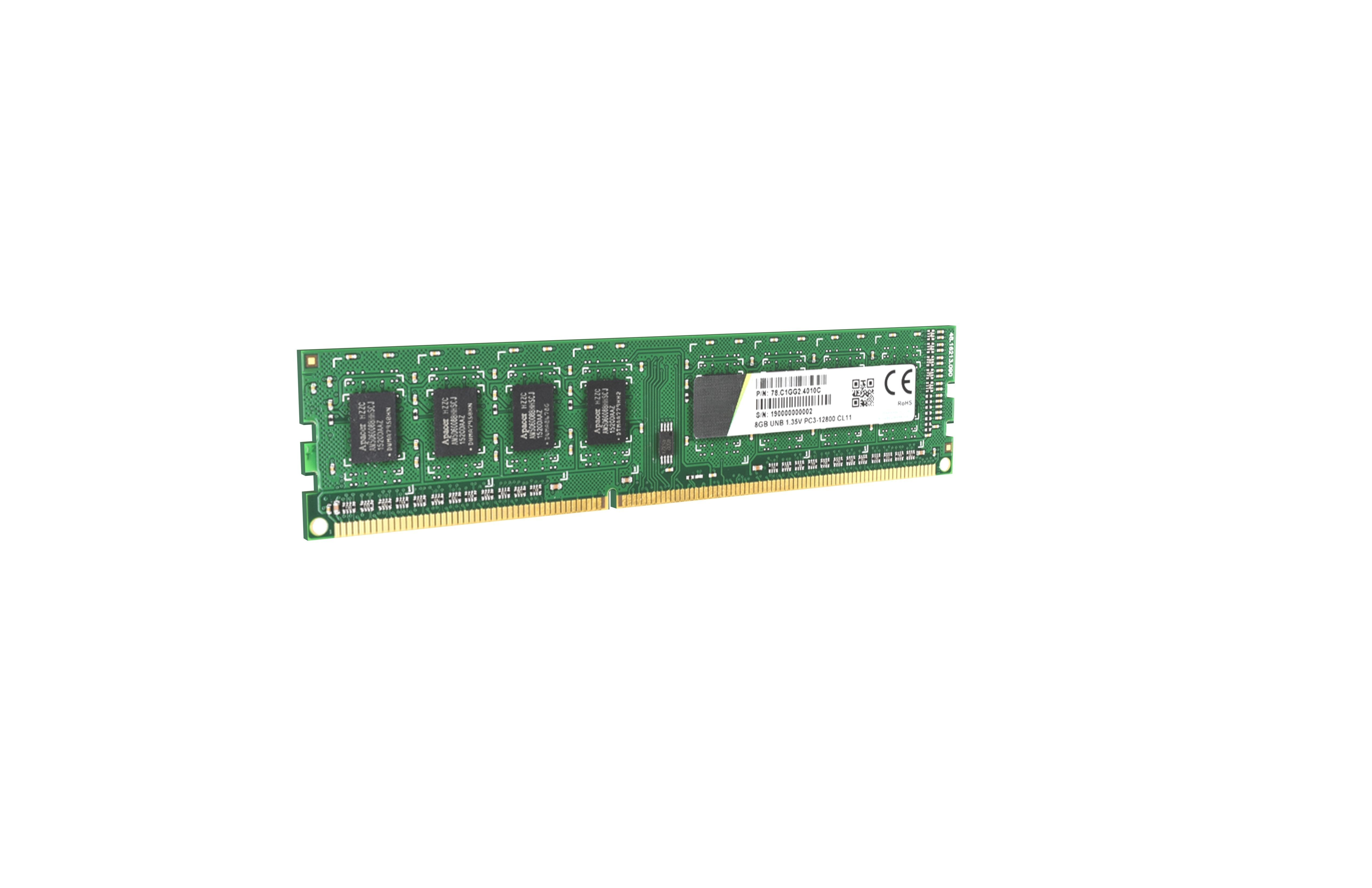 DDR3 UDIMM Memory v1 001 Low-poly 3D model_2