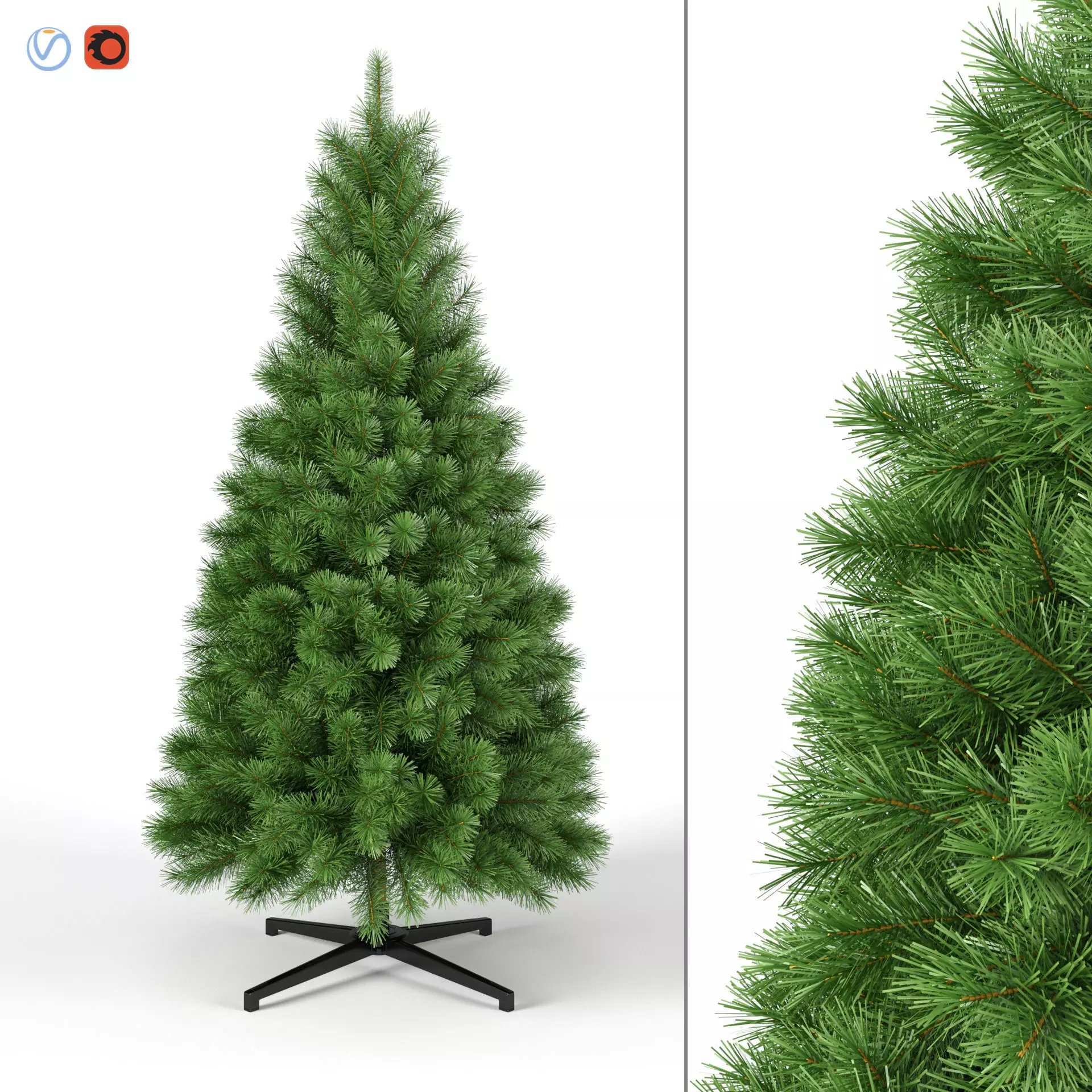 Christmas Tree 7 feet 3D model
