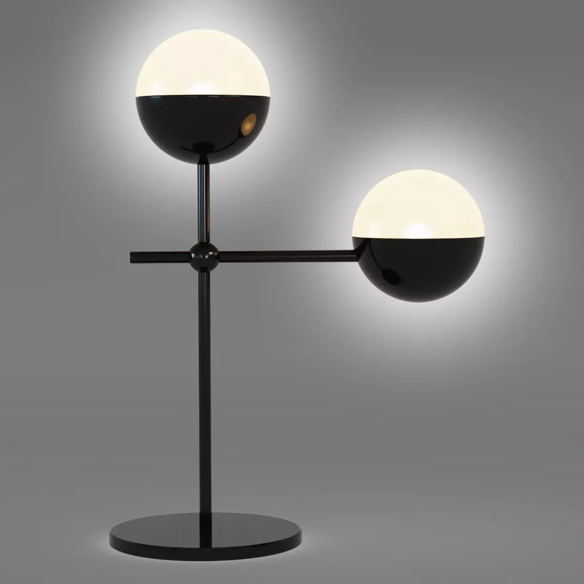 Globe Table Lamp 3D model_0