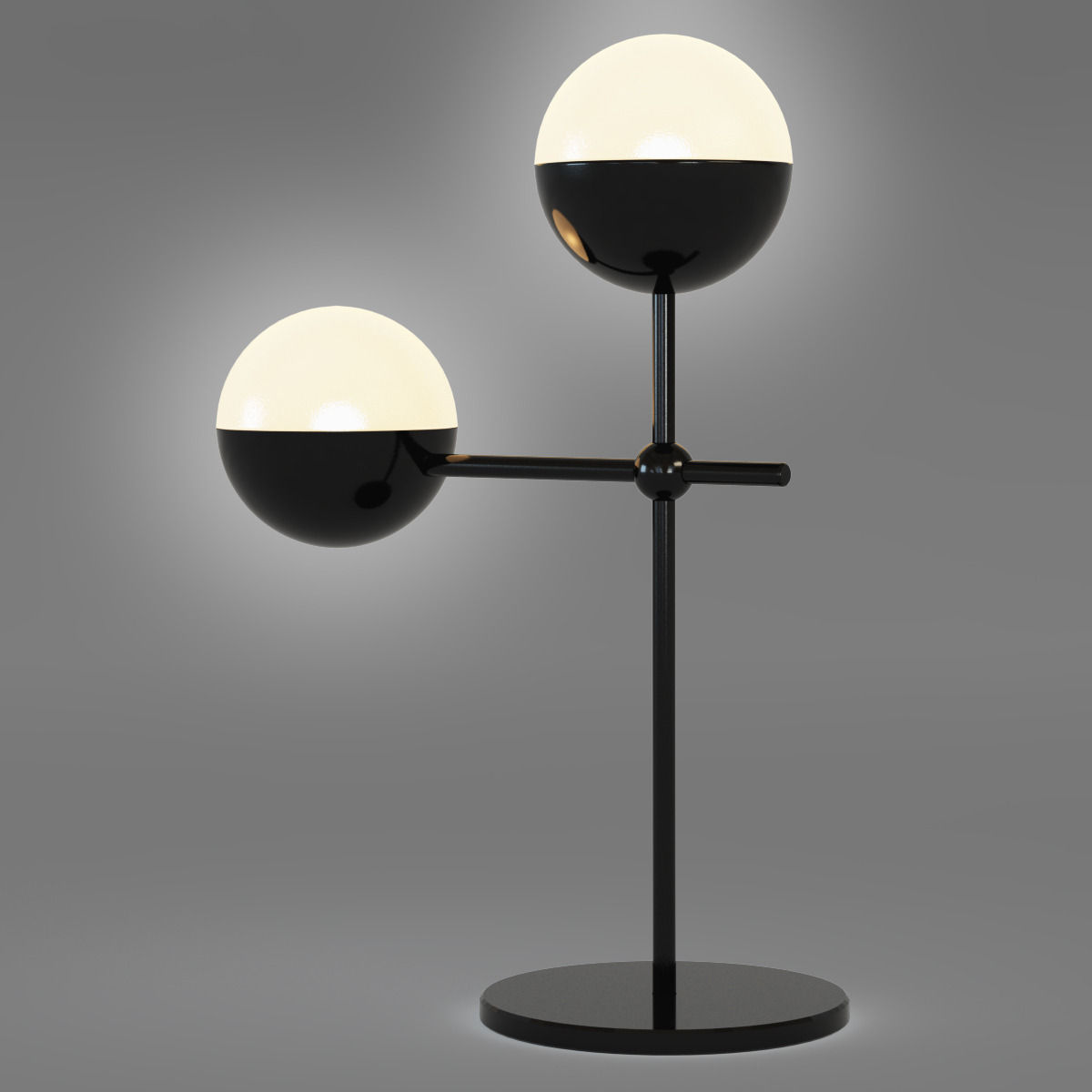 Globe Table Lamp 3D model_1