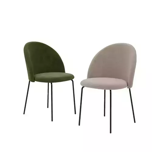 Chair two dining chairs with legs