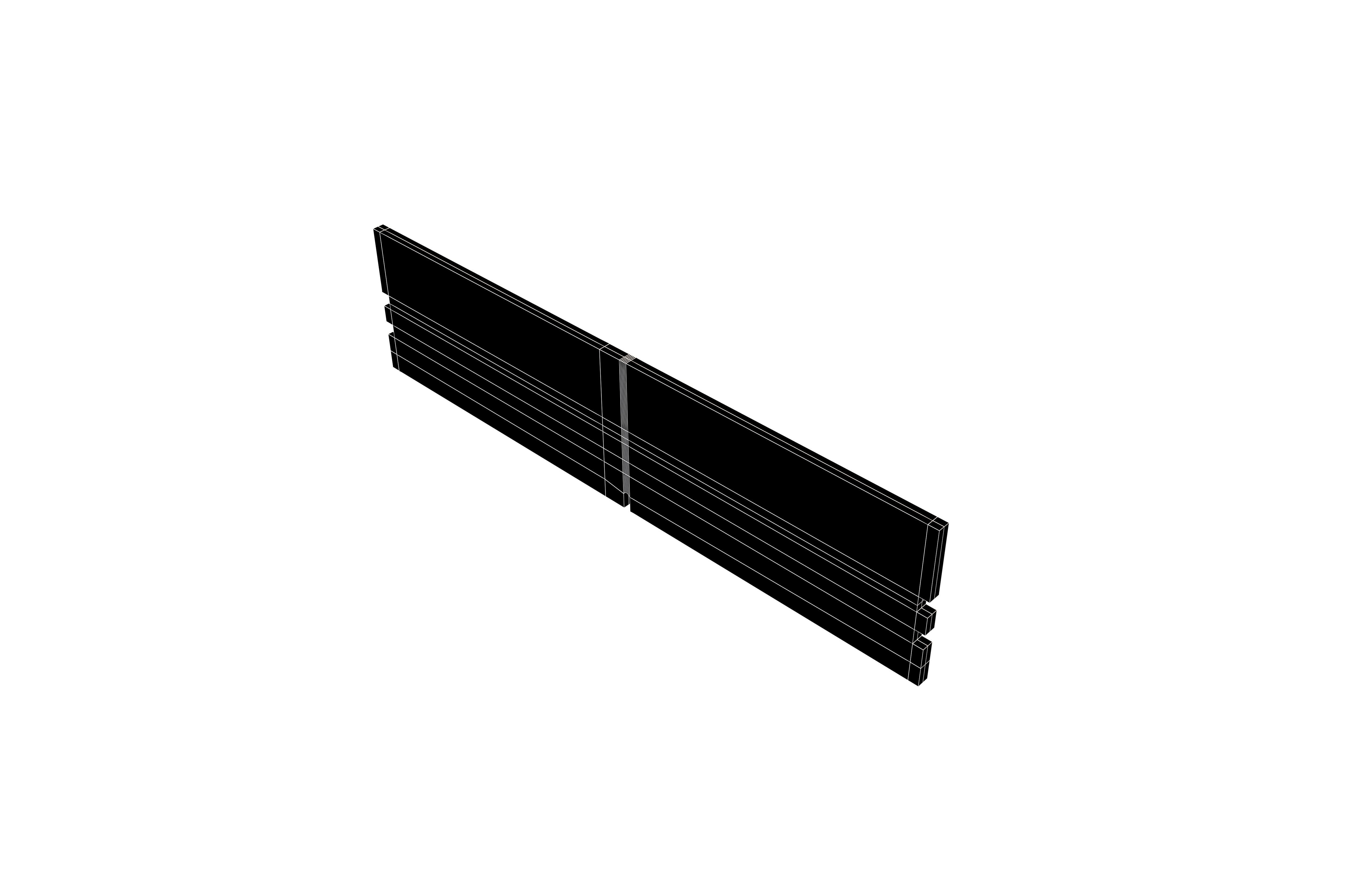 DDR5 UDIMM Memory v1 001 Low-poly 3D model_5