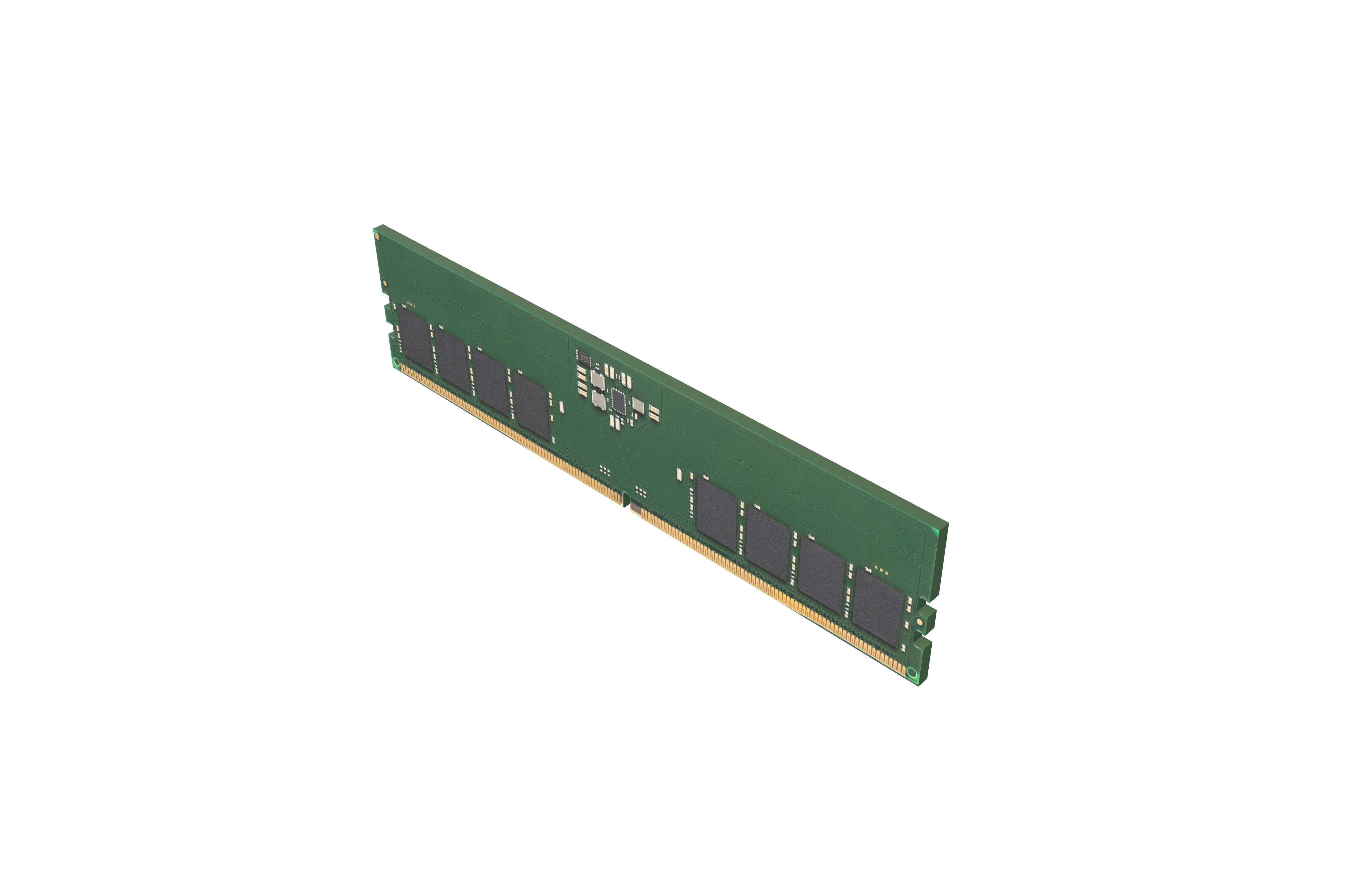 DDR5 UDIMM Memory v1 001 Low-poly 3D model_3