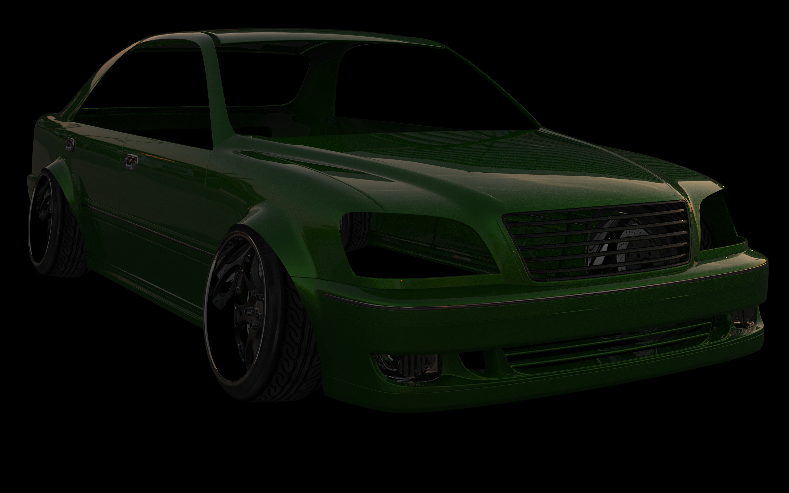 Toyota Crown 170 3D model_12