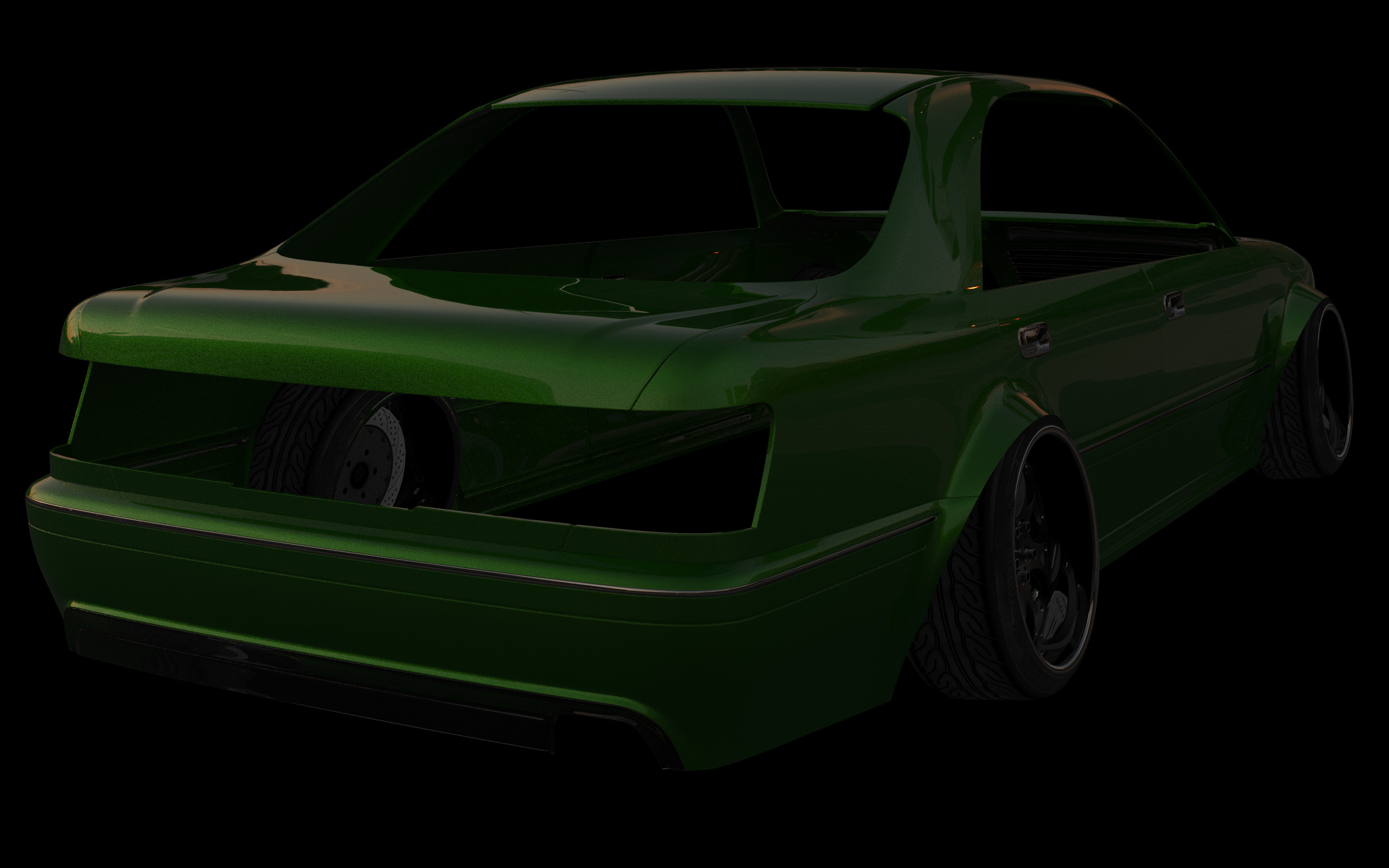 Toyota Crown 170 3D model_13