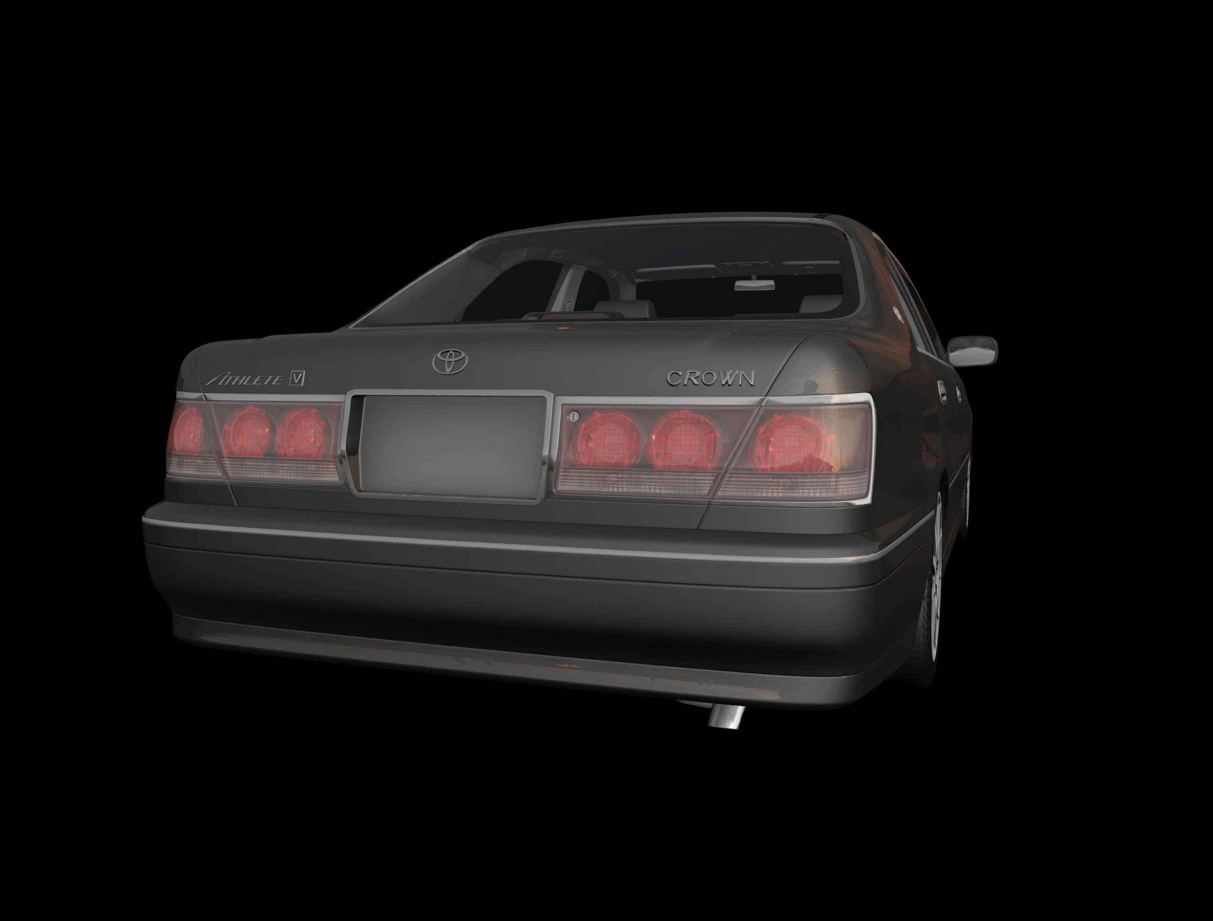 Toyota Crown 170 3D model_3