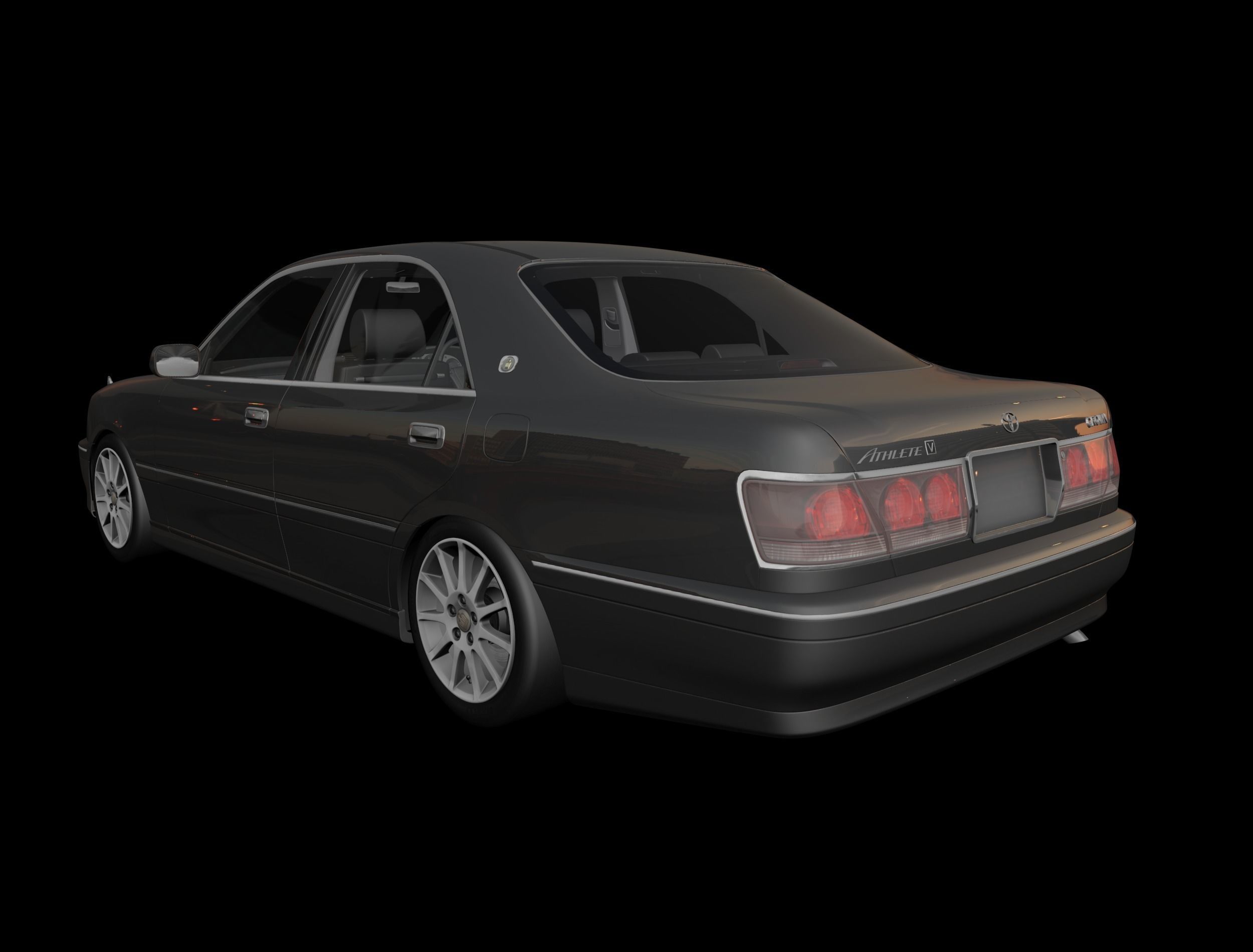 Toyota Crown 170 3D model_1