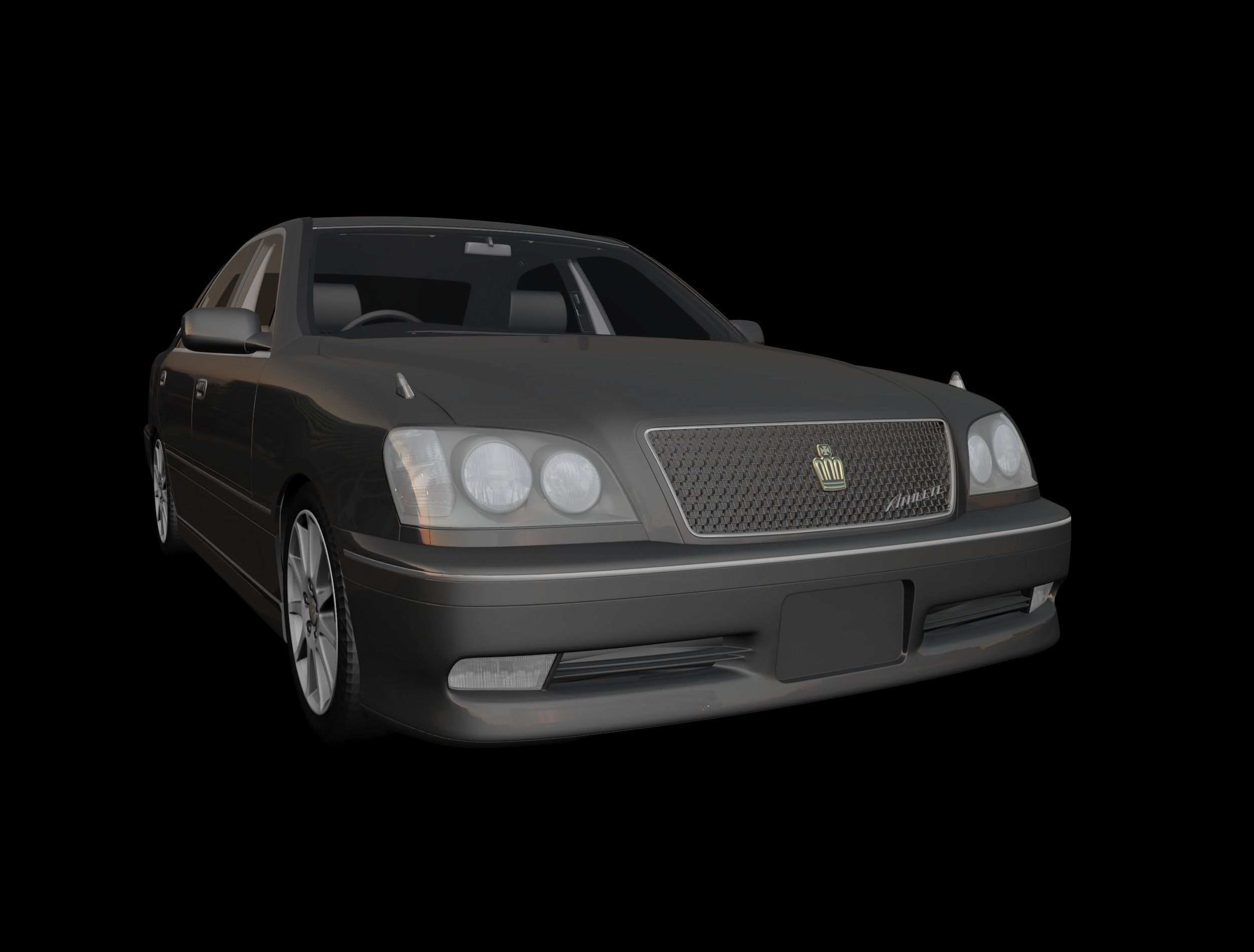 Toyota Crown 170 3D model_2