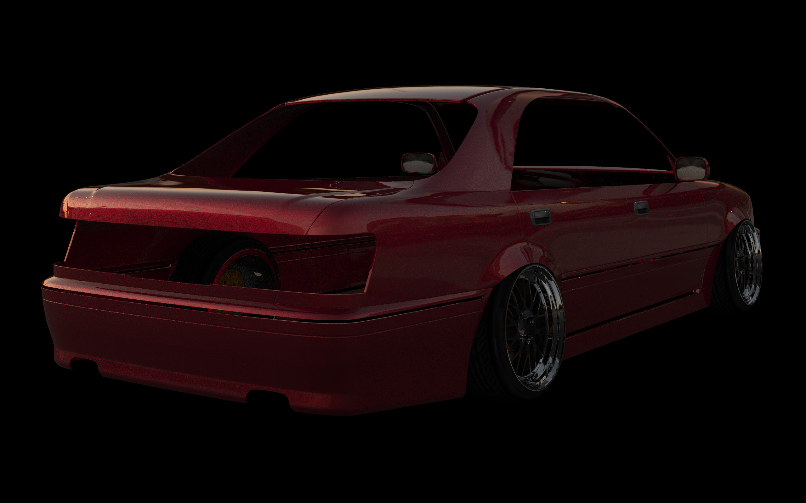 Toyota Crown 170 3D model_11