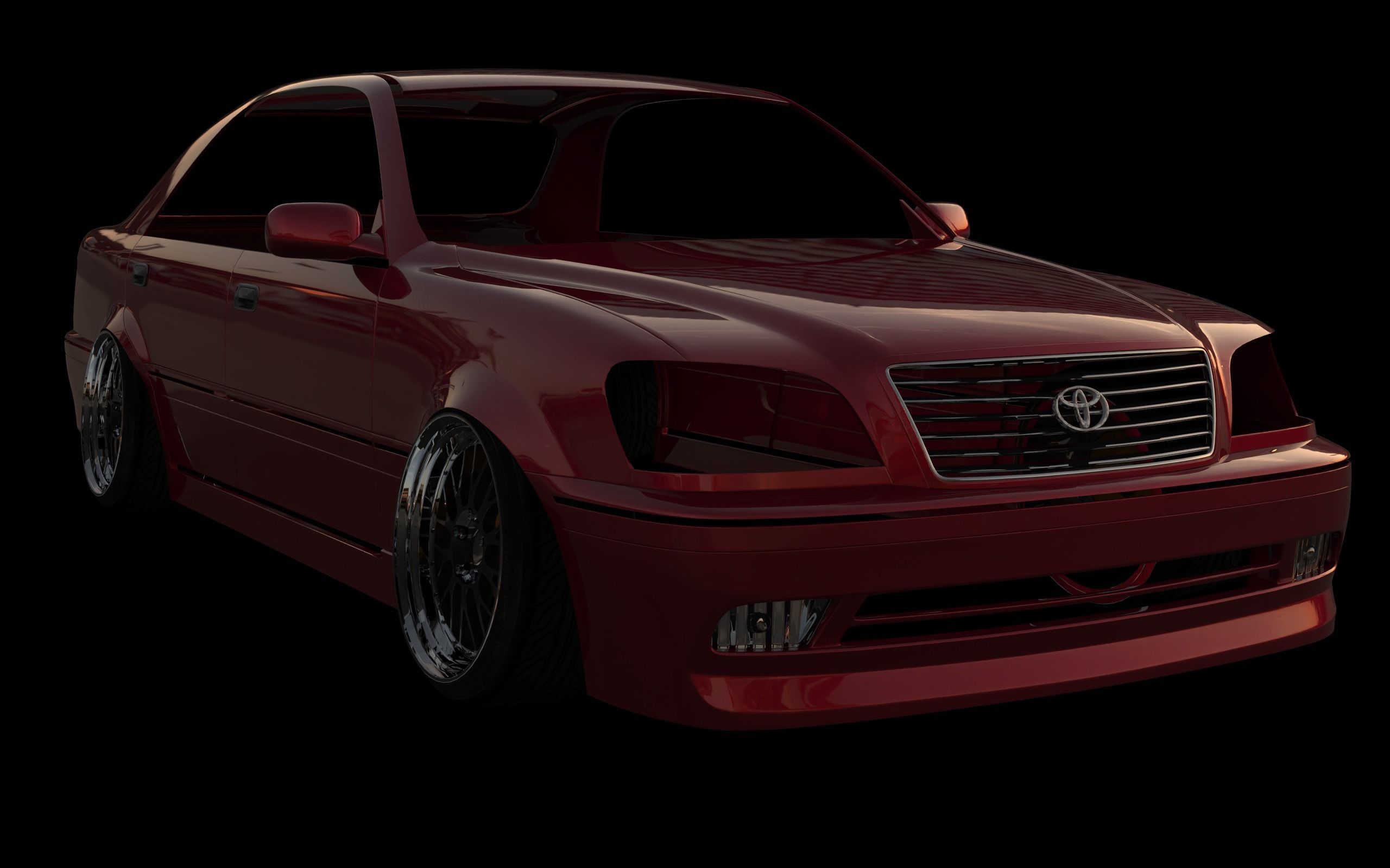 Toyota Crown 170 3D model_10
