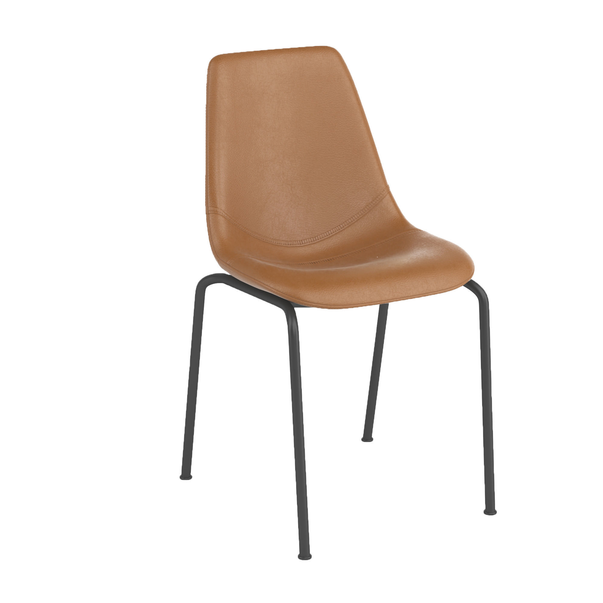 Dining chair 3D model_1