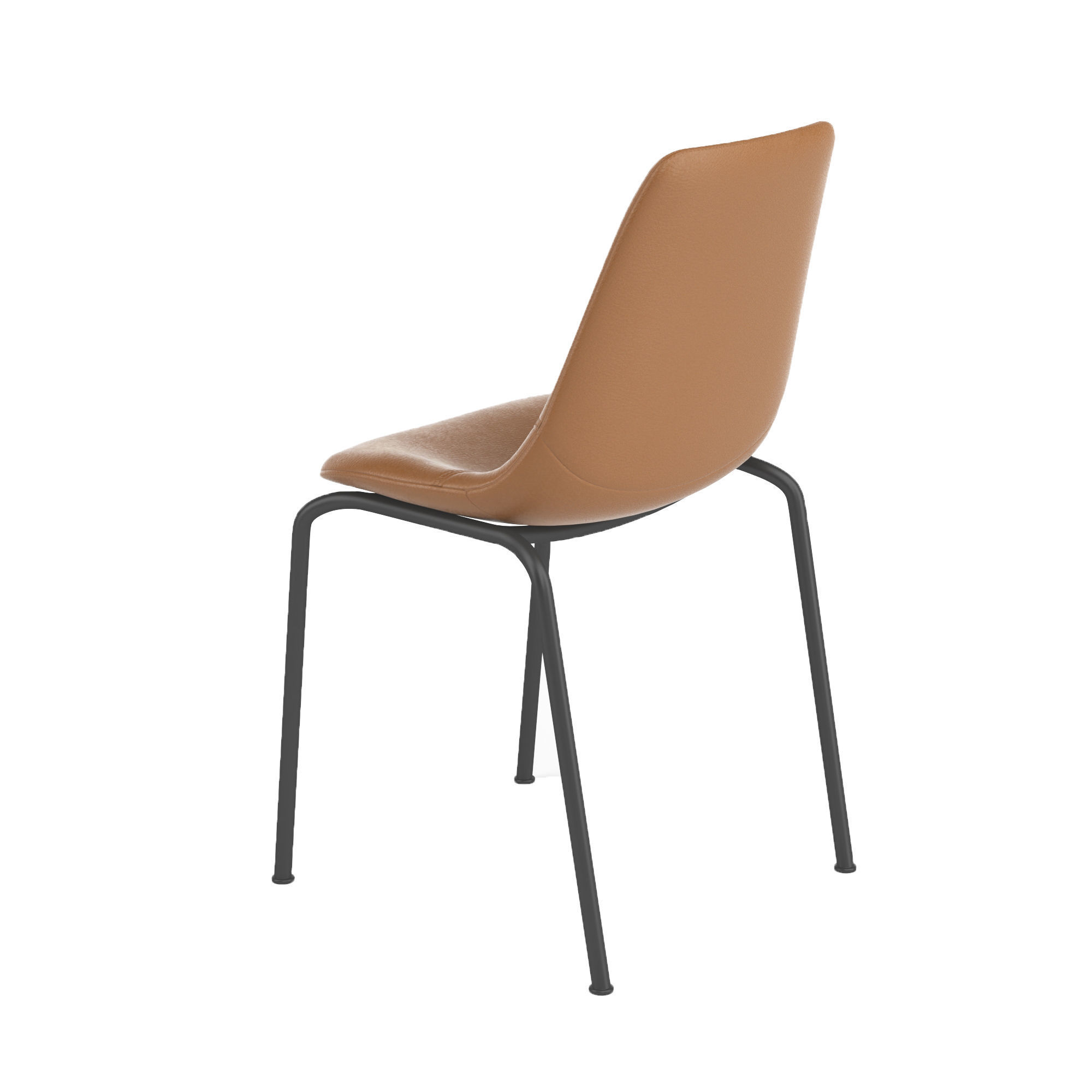 Dining chair 3D model_5