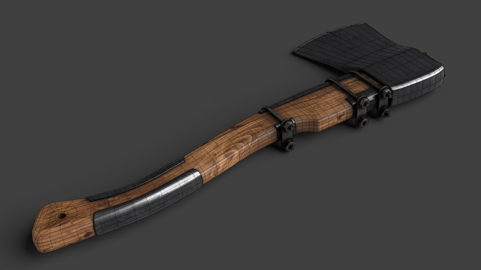 Modifiable Strike Weapon 11 Low-poly 3D model_12