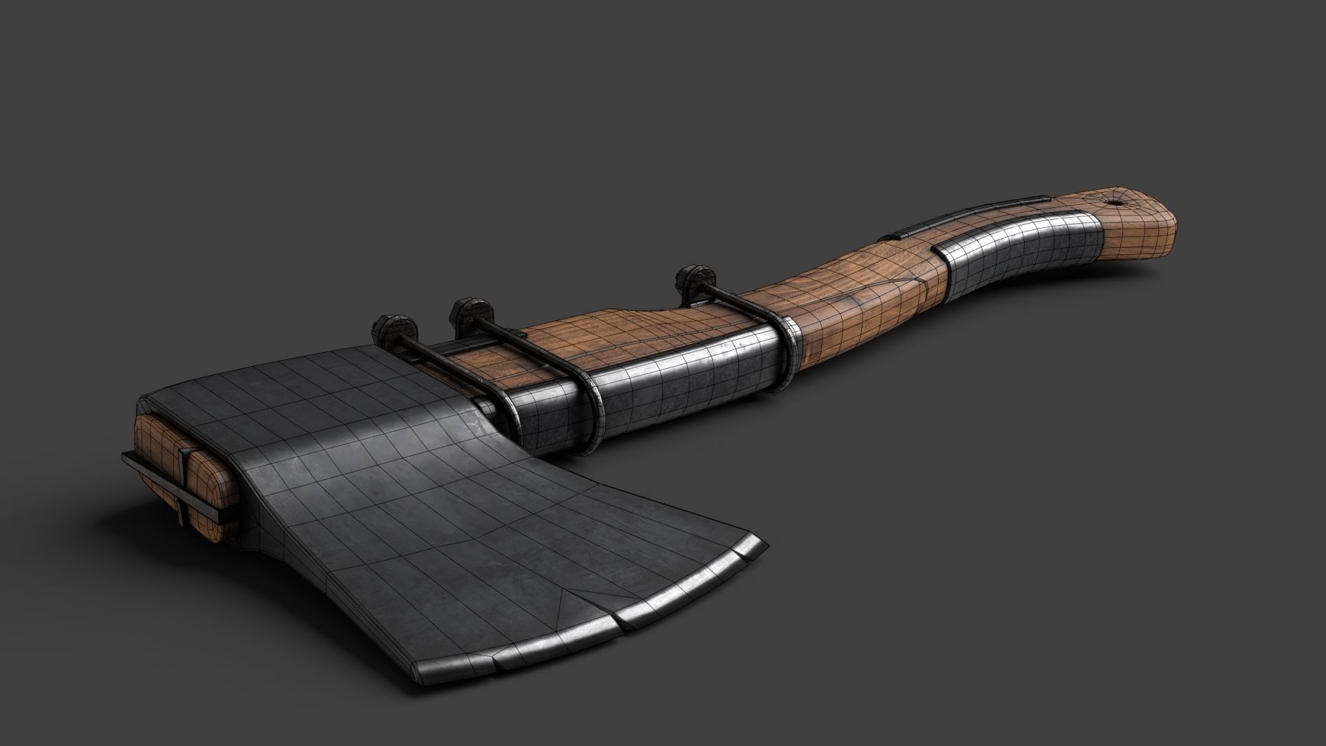 Modifiable Strike Weapon 11 Low-poly 3D model_13
