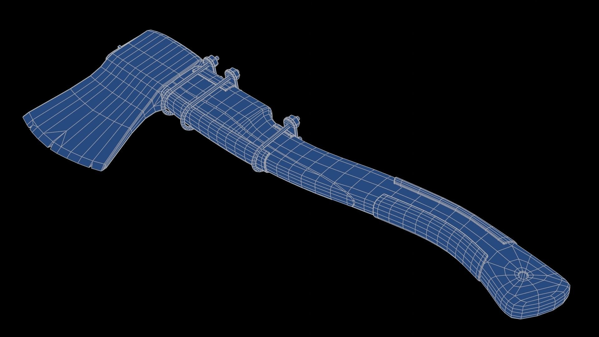 Modifiable Strike Weapon 11 Low-poly 3D model_20