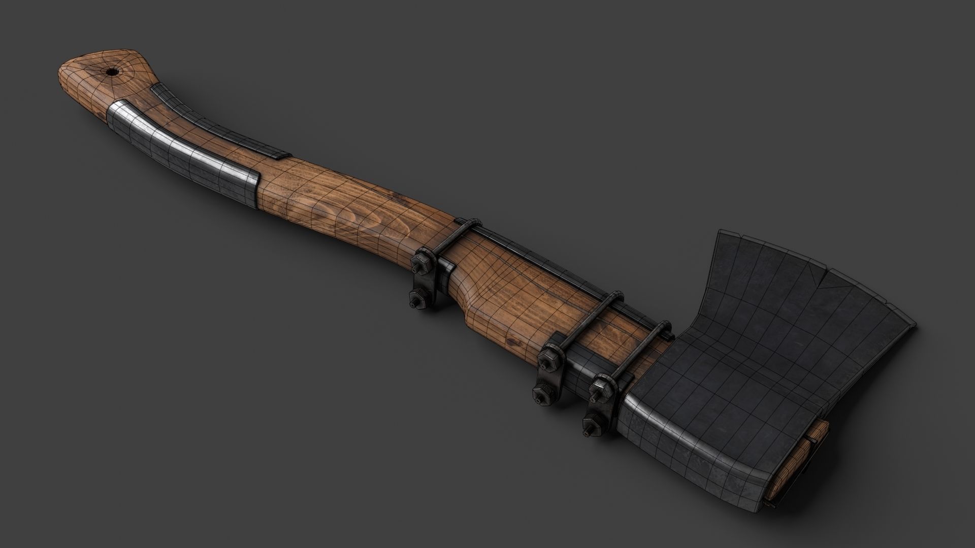 Modifiable Strike Weapon 11 Low-poly 3D model_11