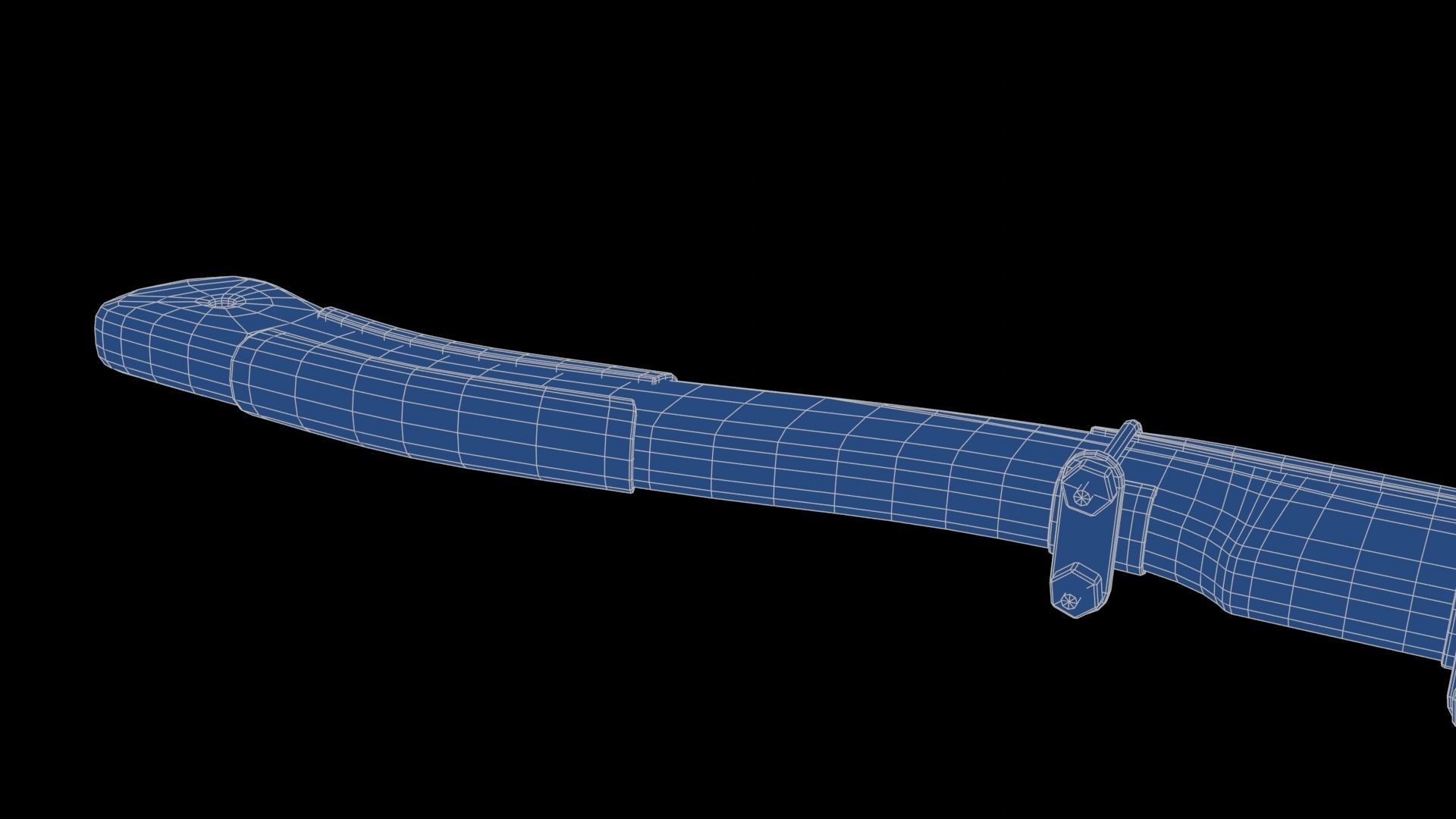 Modifiable Strike Weapon 11 Low-poly 3D model_27