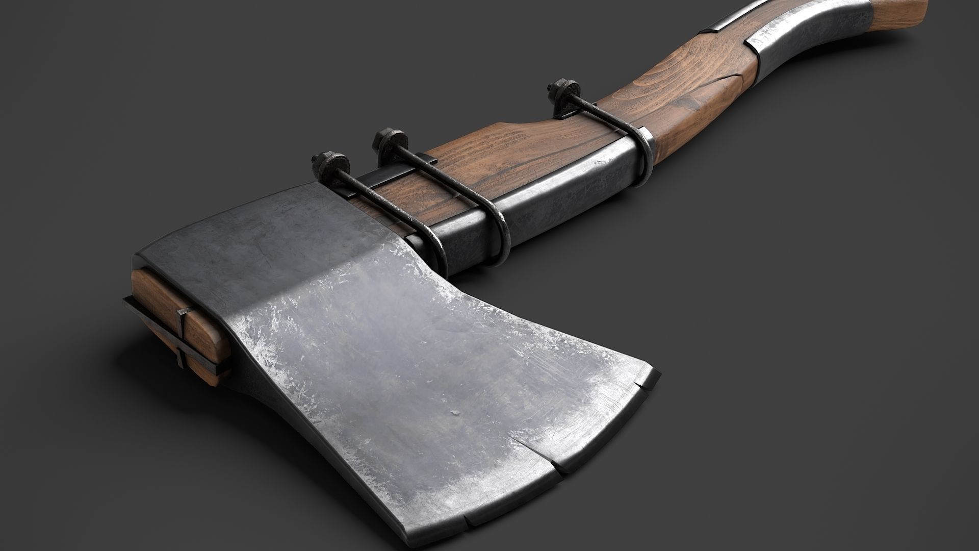 Modifiable Strike Weapon 11 Low-poly 3D model_8